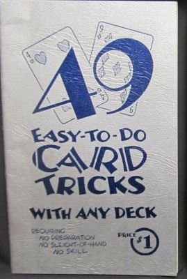 Percy Abbott: 49 Easy To Do Card Tricks With Any
              Deck