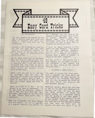 Percy Abbott: 49 Easy to Do Card Tricks