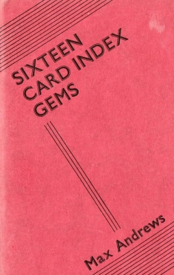 Sixteen Card Index
              Gems