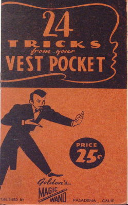 Anonymous: 24 Tricks From Your Vest Pocket