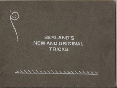 Samuel Berland New and Original Tricks