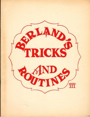 Berland Tricks and Routines