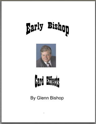 Glenn Bishop: Early Bishop - Card Effects