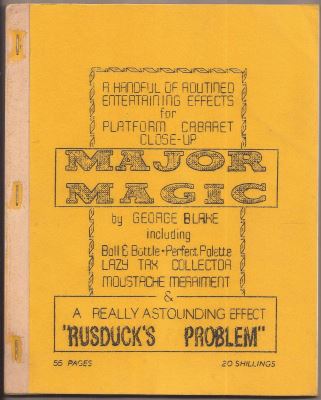 George Blake: Major Magic