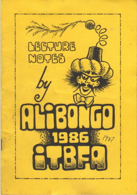 Ali
              Bongo: ITBFA 1986 Lecture