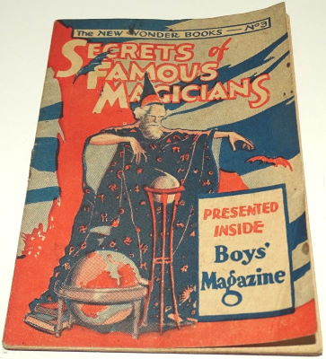 Boys' Magazine Secrets of Famous Magicians