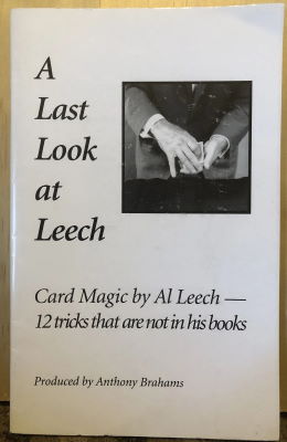 Anthony Brahams: A Last Look at Leech
