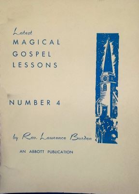 Burden: Latest Magical Gospel Lessons Number 4