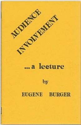 Burger: Audience
              Involvement - A Lecture