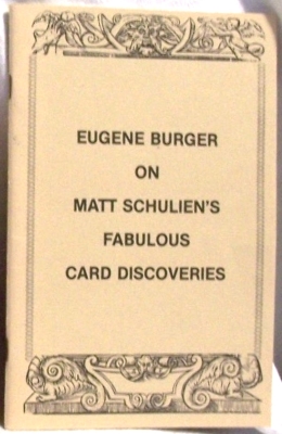 On Matt Schulien's Fabulous Card Discoveries