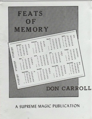 Carroll: Feats of Memory