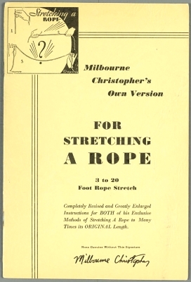 For Stretching a
              Rope