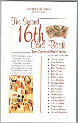 Tom Craven & Paul Gordon: the Second 16th Card
              Book