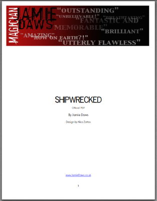 Jamie Daws: Shipwrecked