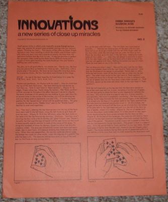 Derek Dingle & Charles Reynolds Innovations No. 3
              Illusion Aces