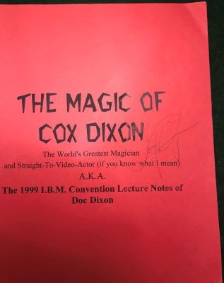 Doc Dixon: The Magic of Cox Dixon