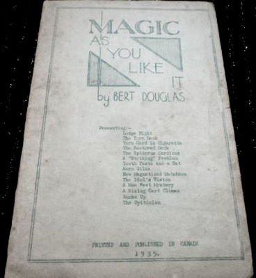 Bert Douglas: Magic As You Like It