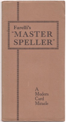 Farelli's Master Speller
