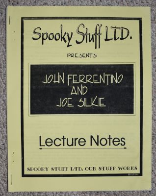 John Ferrentino & Joe Silkie Lecture Notes 1994