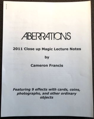Cameron Francis: Aberrations