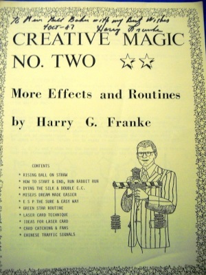 Creative Magic No.
              Two