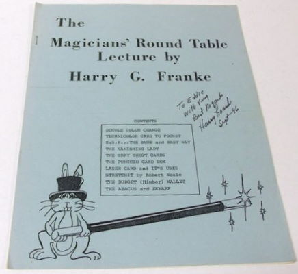 Harry Franke :The Magician's Round Table Lecture