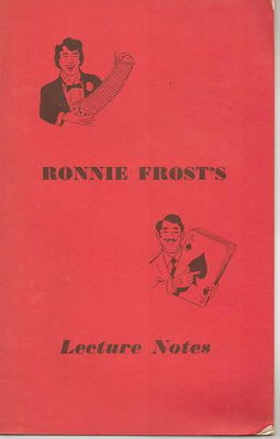 Ronnie Frost Lecture Notes