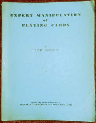 Expert Manipulation
              of Playing Cards