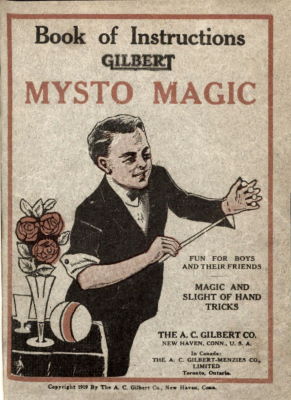 A.C.
              Gilbert: Mysto Magic Book of Instructions