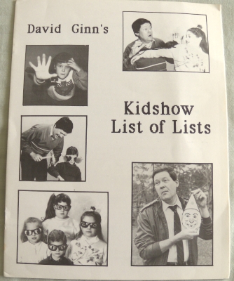 Kidshow List of
              Lists