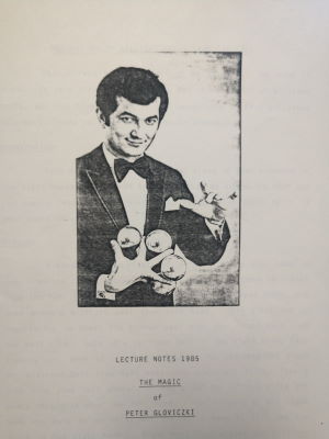 Peter Gloviczki: Lecture Notes 1985