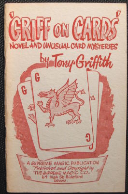Tony Griffith: Friff on Cards