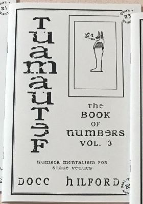 Docc Hilford Taumautef Book of Numbers 3