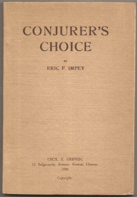 Eric
              Impey: Conjurer's Choice