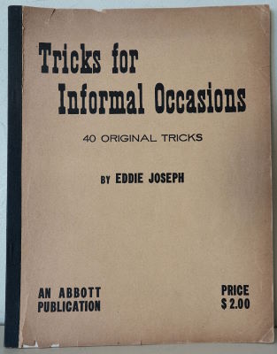 Eddie Joseph: Tricks for Informal Occasions