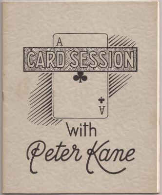 A
              Card Session With Peter Kane