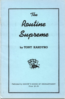 The Routine Supreme