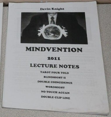 Devin Knight: Mindvention 2011 Lecture Notes