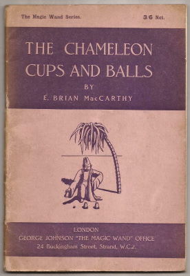E. Brian MacCarthy: The Chameleon Cups and Balls
