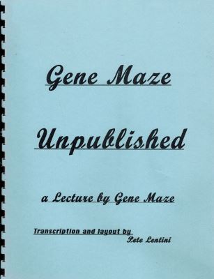 Gene
              Maze Unpublished