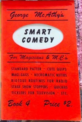 McAthy's Smart Comedy for Magicians and M.C.'s