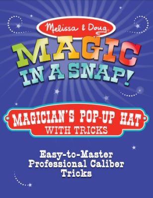 Melissa & Doug: Magic in a Snap! Magician's
              Pop-Up Hat With Tricks
