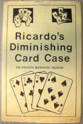 Frank Pemper: Ricardo's Diminishing Card Case