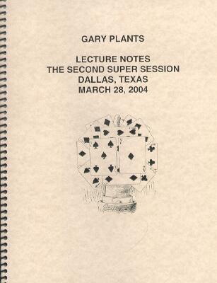 Gary Plants: 2004 Dallas Lecture