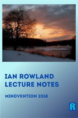 Ian Rowland: Lecture Notes Mindvention 2018
