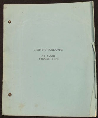 Jimmy Shanon: At Your Finger-Tips