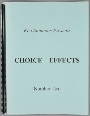 Ken Simmons: Choice Effects Number Two