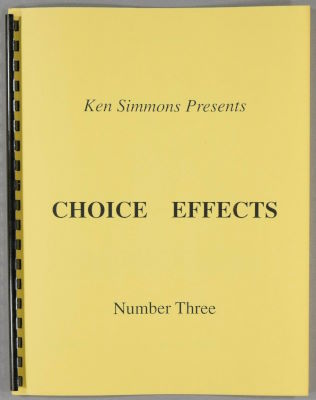 Ken Simmons: Choice Effects Number Three