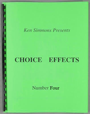 Ken Simmons: Choice Effects Number Four