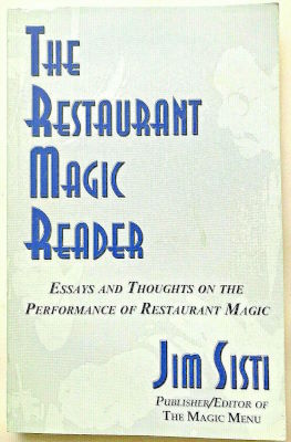 Jim Sisti: The Restaurant Magic Reader